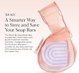 Kitsch Terracotta Bar Soap Saver Bag, Recycled Mesh Pouch for Shampoo & view 2