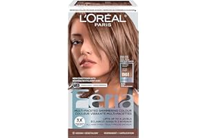 L'OREAL PARIS FERIA MULTI-FACETED SHIMMERING PERMANENT HAIR COLOR, B61 HI-LIFT COOL BROWN COOLER, HAIR DYE WITH CONDITIONING 