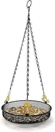 Amazon Com Gray Bunny Hanging Bird Feeder Tray With Strong