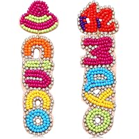 Cinco De Mayo Earrings For Women Handmade Beaded France