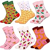 ZXGXLAW Crew Cute Funny Colorful Crazy Cotton Dress Socks for Women Girl New Gifts Ideas