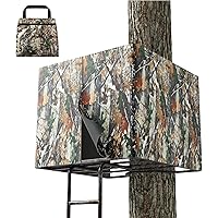 Lenotos Hunting Tree Stand Blinds Kit, Treestands Camo Blind Cover Universal, Camouflage Ground Blind Ladder Stand Blind Acce