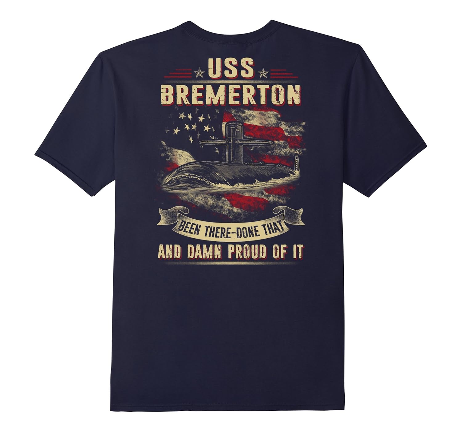 USS Bremerton (SSN-698) T-shirt-ANZ