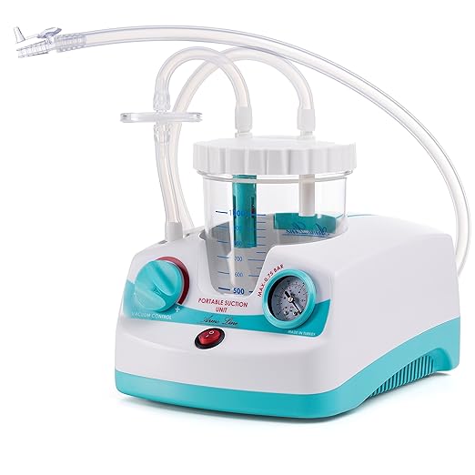 Portable Suction Unit Machine Medical Aspirator Homecare Tabletop