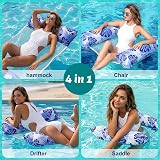 Cadoal 3 Pack Lilo Pool Floats with 2 Pumps and 2 Drink Holders view 8