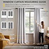 Deconovo Thermal Insulated Eyelet Curtains 66x90 Silver Grey 2 Panels view 2