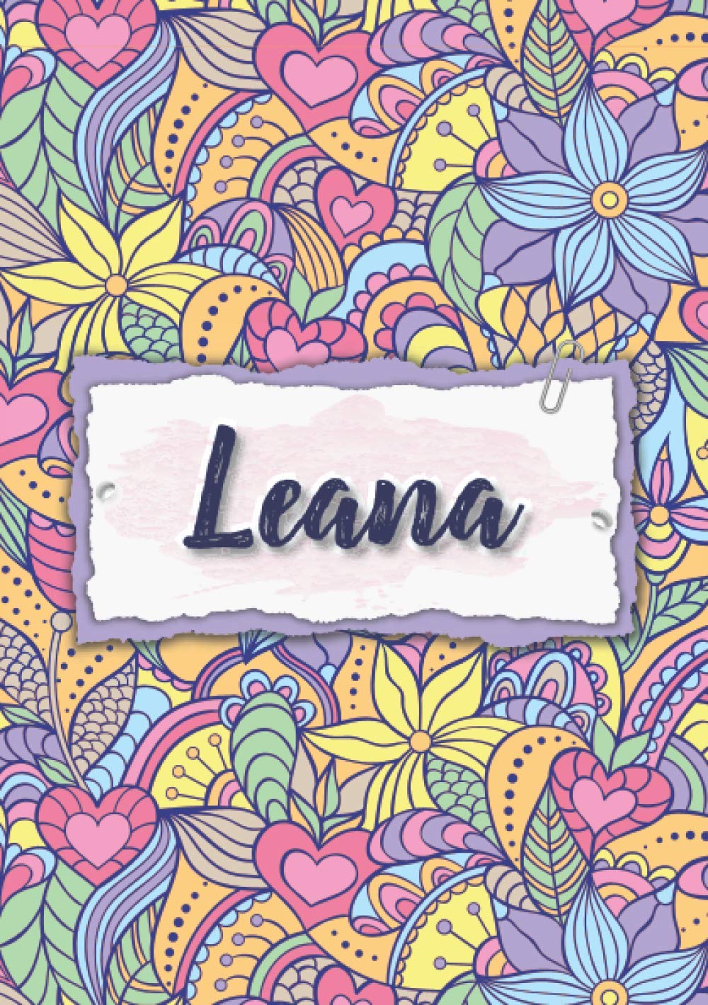 Amazon In Buy Leana Carnet De Notes A5 Prenom Personnalise Leana Cadeau D Anniversaire Pour Femme Maman Sœur Copine Fille Design Floral 1 Pages Lignee Petit Format A5