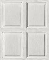 Exclusive White Wooden Panel Wallpaper 3D Effect Realistic Square Flat AL1028 view 1