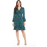 London Times Womens V-Neck Ruched Waist Tiered Skirt Dress