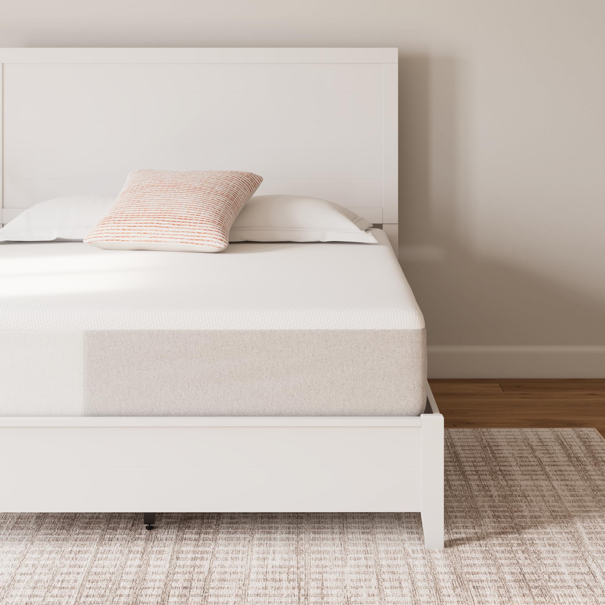 Photo 1 of Signature Design by Ashley Queen Size Cool Max 12 Inch Medium Plush Cooling Gel Infused Memory Foam Mattress for Pressure Relief, Fiberglass Free, Mattress in A Box