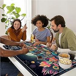 Playmat with Zones for MTG Magic The Gathering, 24