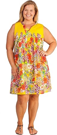 yellow cotton sundress