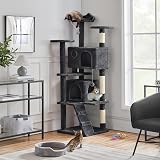 Yaheetech 178cm Multi-Level Cat Tree with 2 Condos 3 Scratching Posts view 3