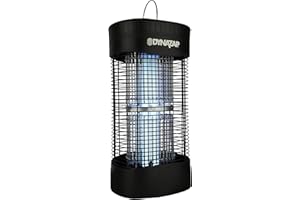 DYNATRAP DynaZap DZ30200SR Outdoor Electronic Bug Zapper and Flying Insect Killer - All Weather Electric Mosquito Zapper Protects up to 1 Acre