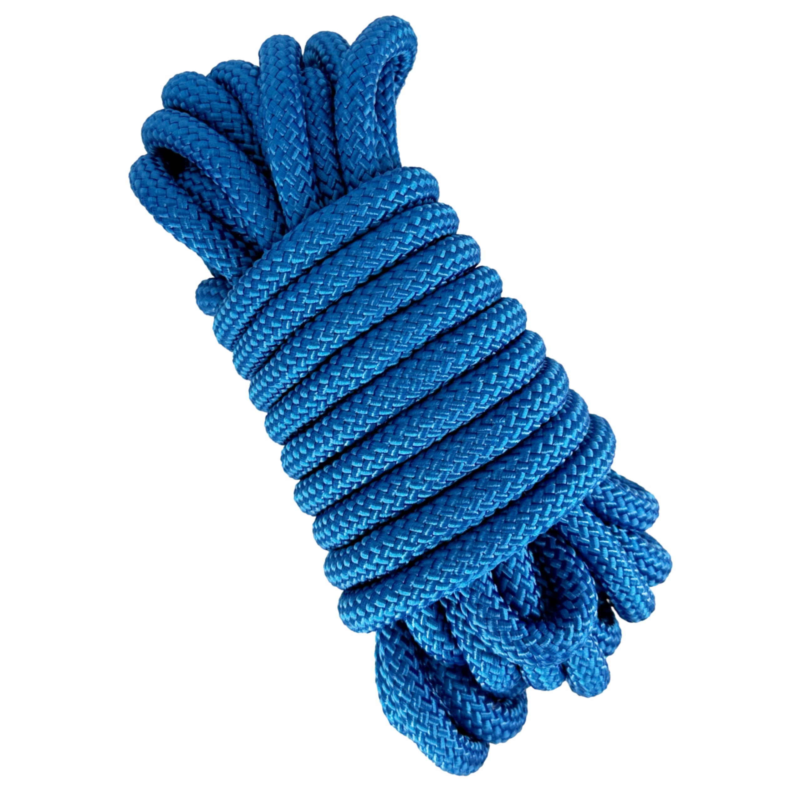 12mm High-Tenacity Polyester Rope. 10M. Blue