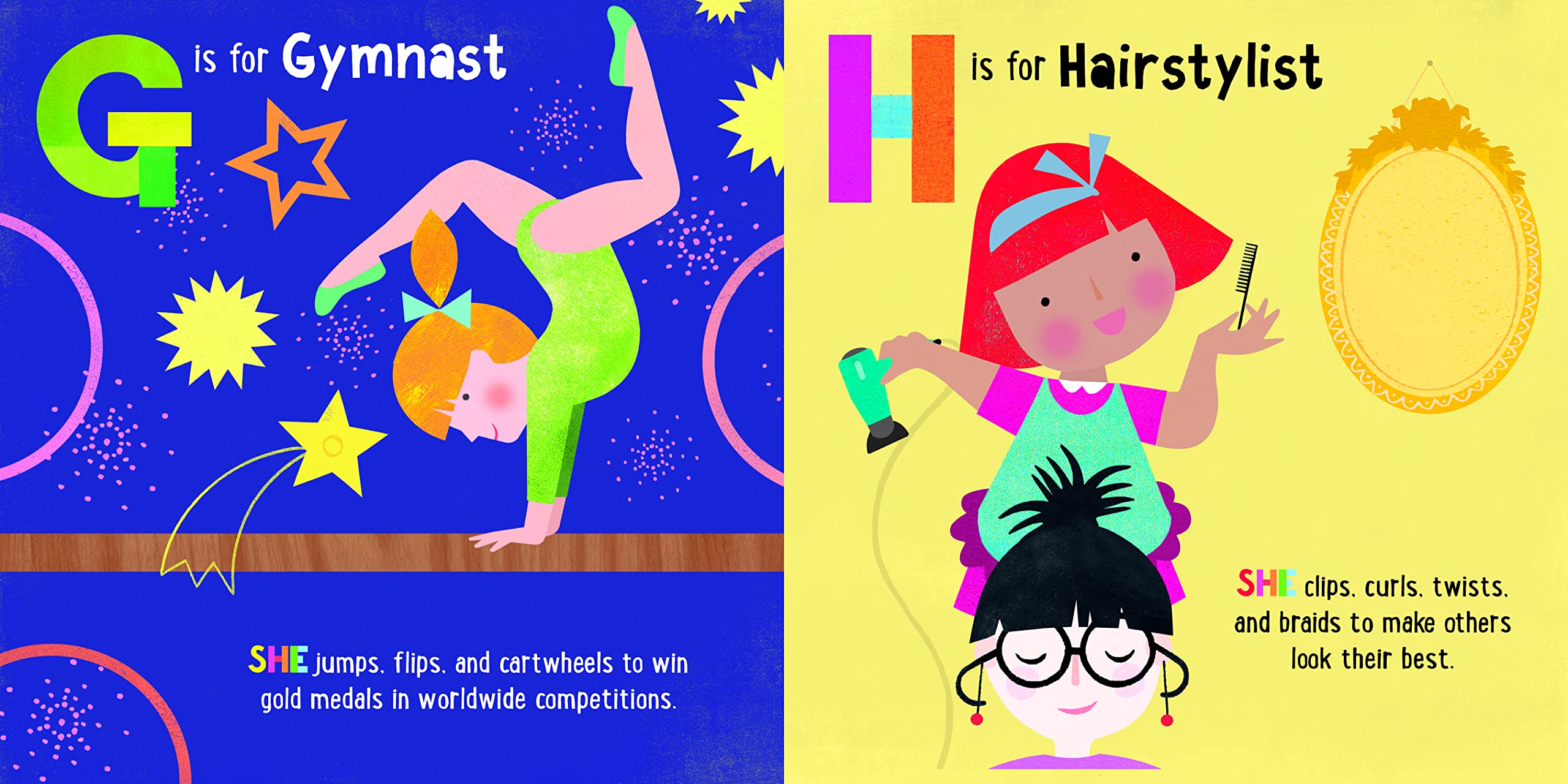 ABC for Me: ABC What Can She Be?: Girls can be anything they want to be, from A to Z (Volume 5)