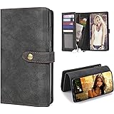 MODOS LOGICOS Case for Samsung Galaxy S20, [Detachable Wallet Folio][2 in 1][Zipper Cash Storage][Up to 9 Card Slots 2 Photo 