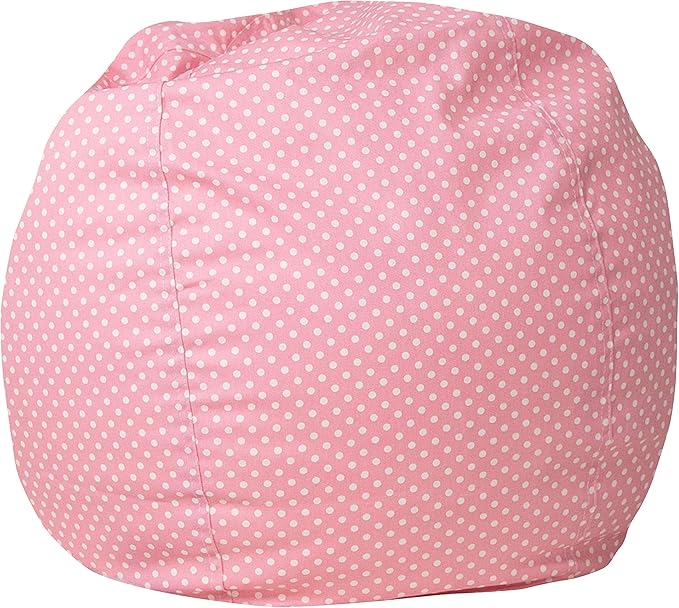 baby pink bean bag chair