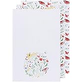 Now Designs Morning Meadow Cotton Floursack Kitchen Dish Towels 20 x 30in, Set of 3