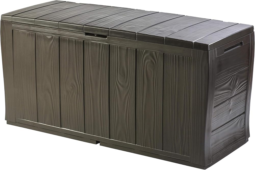 Keter Sherwood Outdoor Storage Box Brown 117 x 45 x 57.5 cm 270 L