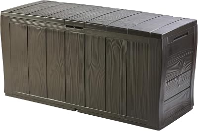 Keter Sherwood Outdoor Storage Box Brown 117 x 45 x 57.5 cm 270 L