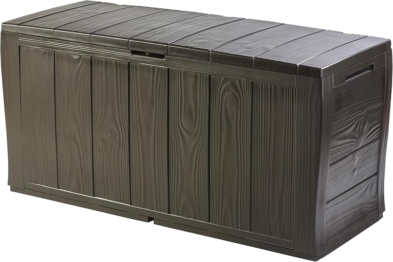 Keter Sherwood Outdoor Storage Box Brown 117 x 45 x 57.5 cm 270 L