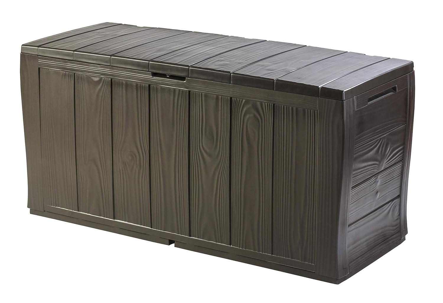 Keter Sherwood Outdoor Plastic Storage Box Garden Furniture, 117 x 45 x