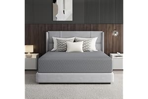 Novilla 14 inch King Size Mattress, Cooling Memory Foam Mattress King with Enhanced Airflow, Pressure Relief & Durable Support, CertiPUR-US Certified Mattresses in a Box with Breathable Fabric