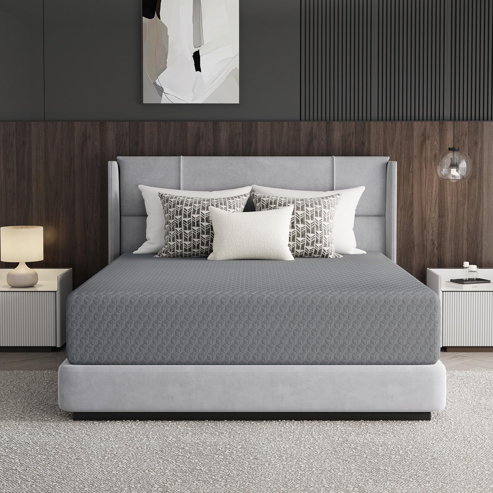 Photo 1 of Novilla 14 Inch Queen Size Mattress, Cooling Memory Foam Mattress Queen with Enhanced Airflow, Pressure Relief & Durable Support, CertiPUR-US Certified Mattresses in a Box with Breathable Fabric