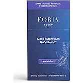 mellö Magnesium Supplement Superblend Powder - Magnesium Glycinate with L-Theanine, GABA, and Trace Minerals - Supports Sleep, Relaxation, and Balanced Energy - Lavenderberry Flavor, 10-Pack, Singles