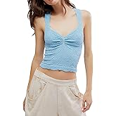 Free People Women's Love Letter Sweetheart Ca Air Blue M/L