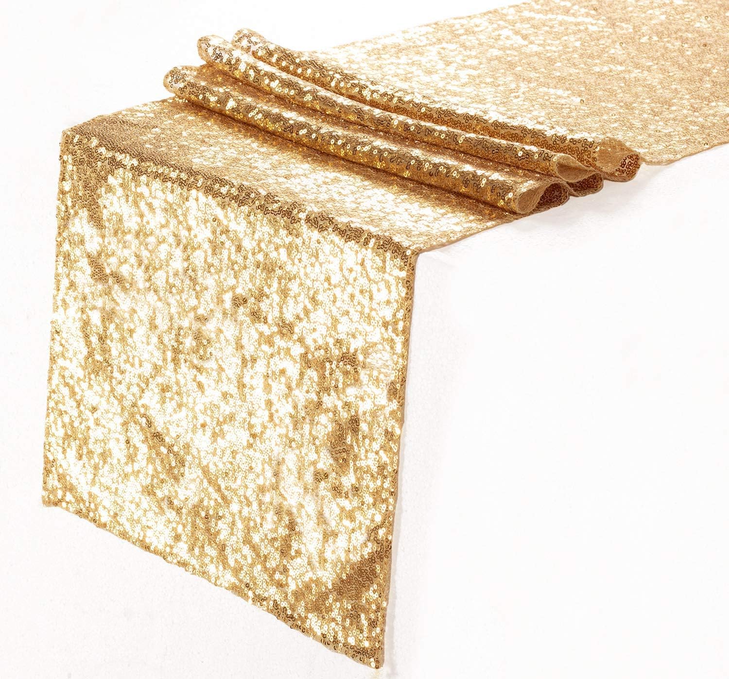 Best sparkly gold table runner