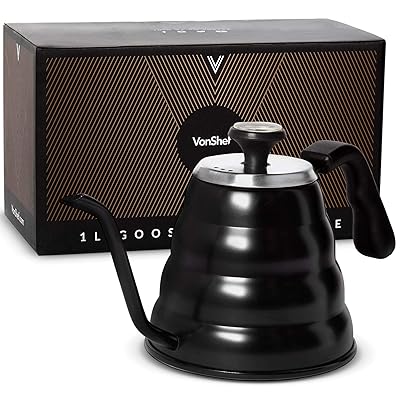 VonShef Gooseneck Pour Over Kettle with Thermometer Nigeria Ubuy