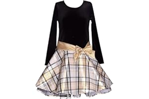 Bonnie Jean Girl's Drop Waist Holiday Christmas Dress