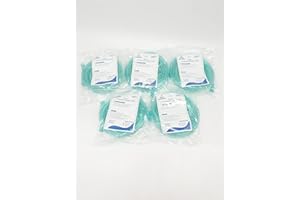 Medical Sales Supply Crush-Resistant Oxygen Tubing, 25ft - Green, Suitable for Major Oxygen Therapy Brands - 5 Pack