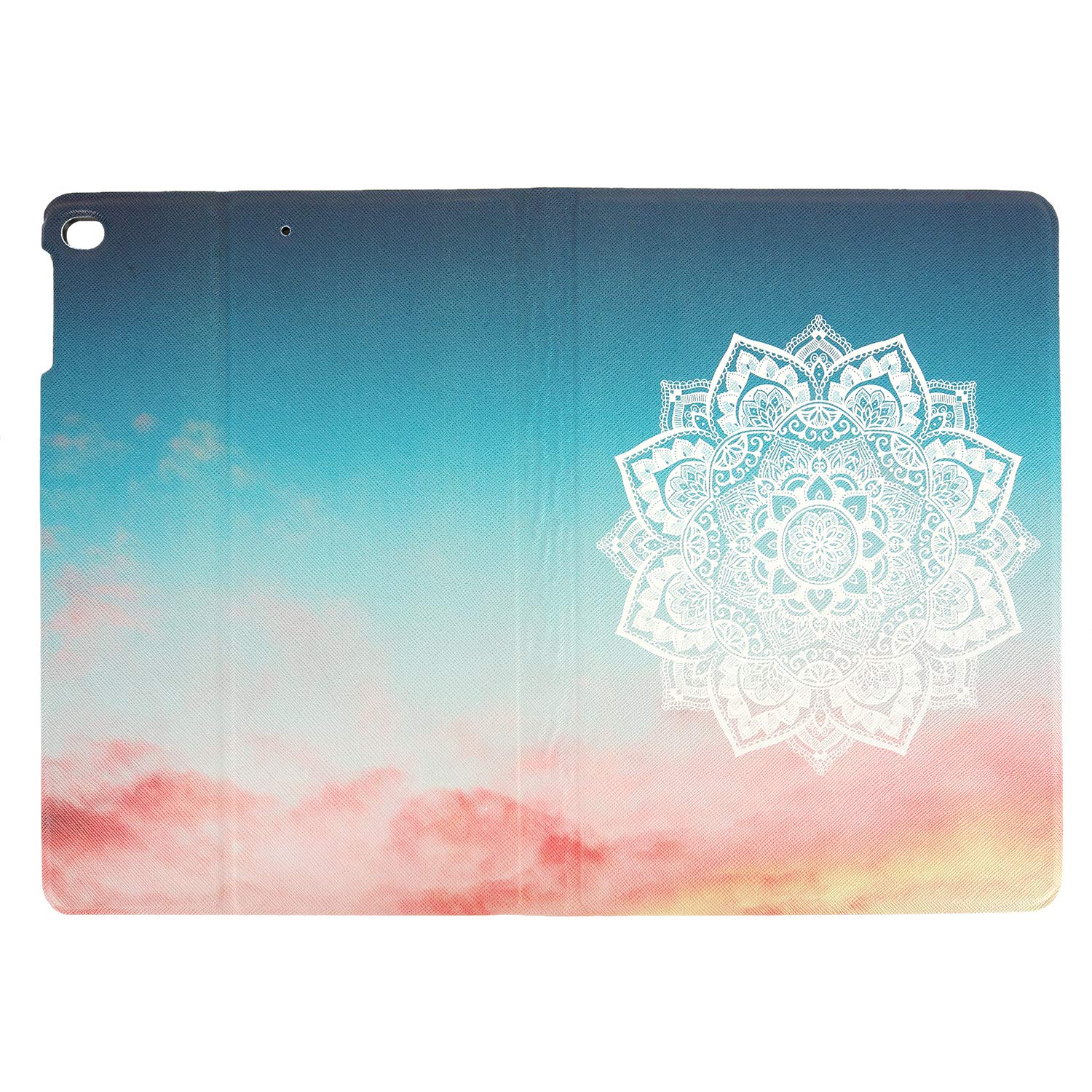 True Holiday iPad case 9.7 inch Ultra Slim Lightweight with Stand and Auto Wake Sleep function Protective Smart Cover Case for 9.7 inch 2017/2018 (mandala1)