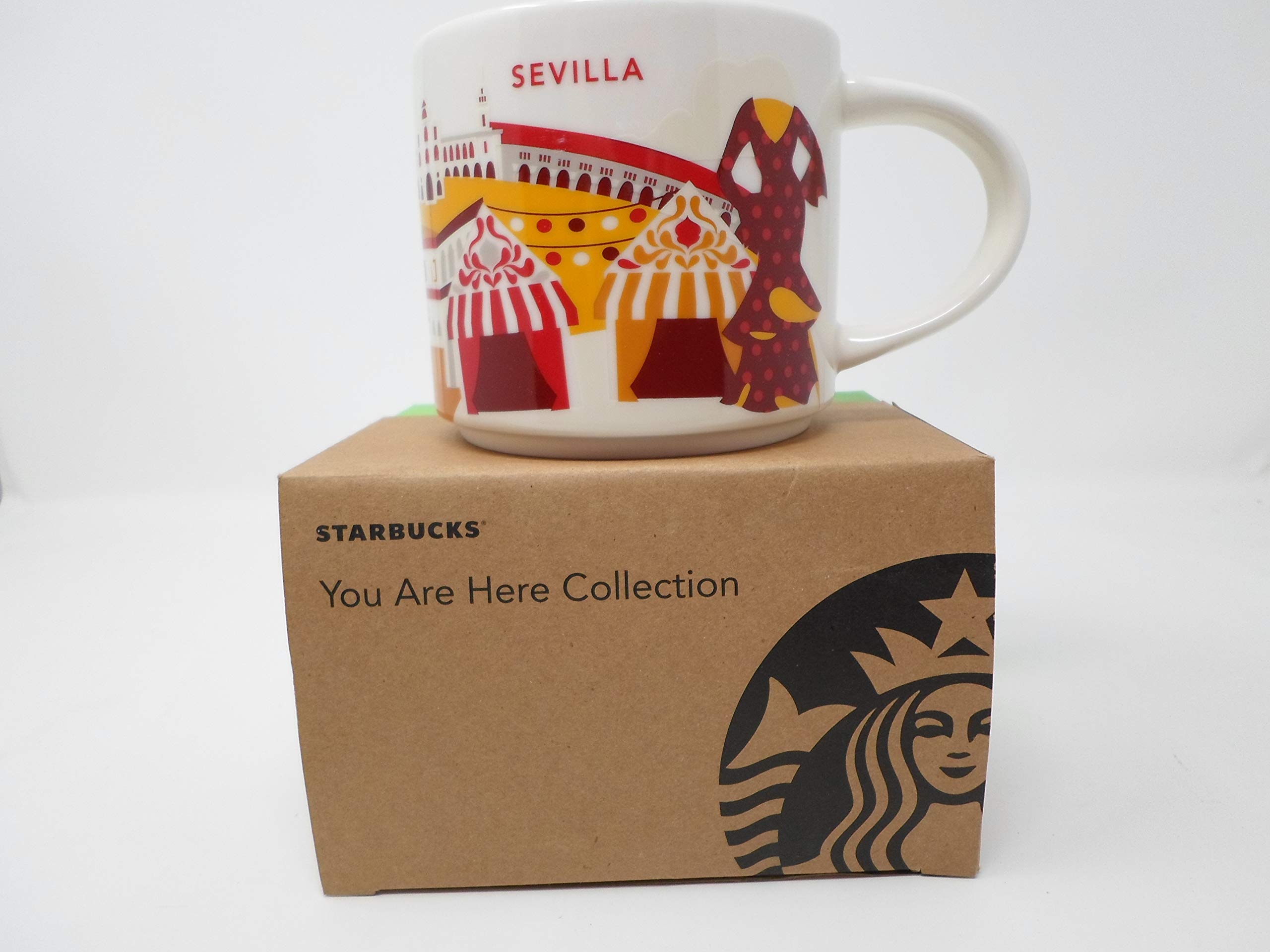 Starbucks Sevilla Coffee Mug You Are Here Collection 16 fl oz/473 ml