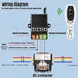 Donjon Wireless Remote Switch 220V 30A RF Relay Long Range 328ft view 4