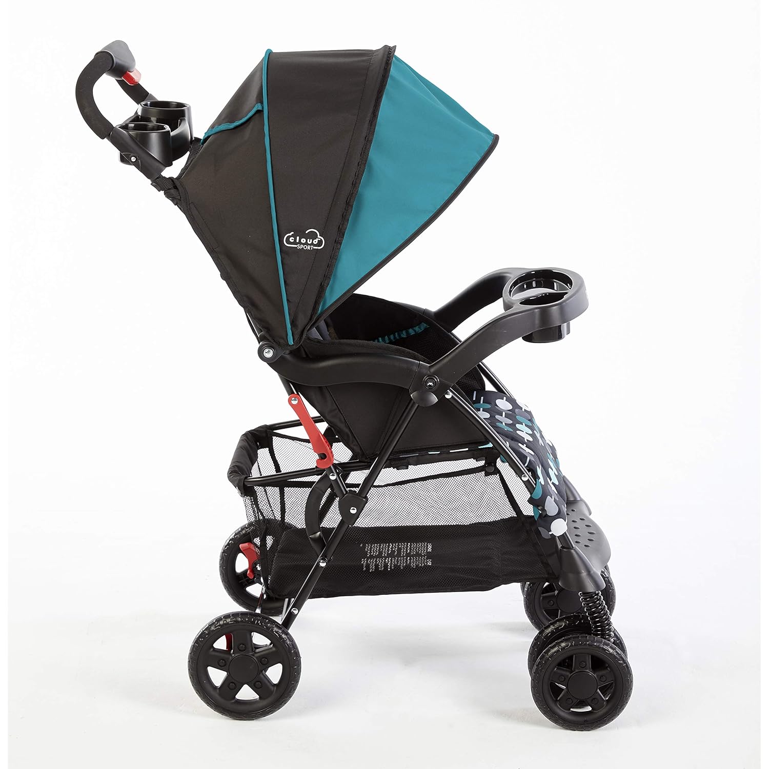kolcraft cloud sport lightweight stroller blue