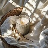 La Jolíe Muse Linen Scented Candle 6 oz 40 Hr Burn Time Jar Candle view 3
