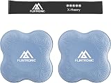flintronic Yoga Knee Pad 2PCS Non-Slip TPE Mat for Knees Elbows Ankles Blue view 8