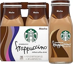 Starbucks Frappuccino, Mocha, Coffee Drink, 9.5 oz (Pack of 4)