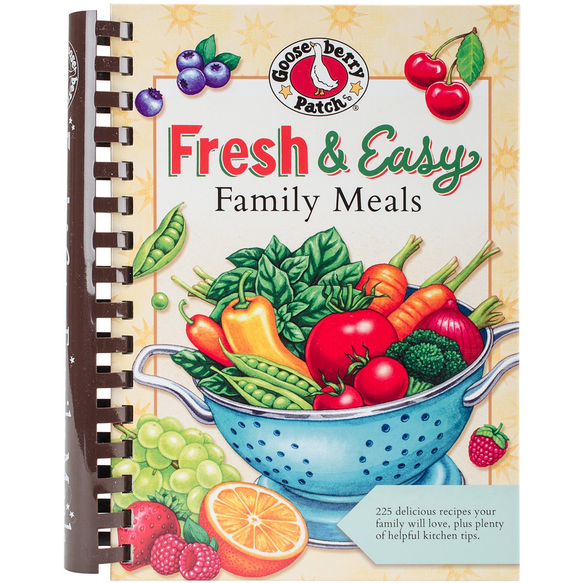 Gooseberry Patch Fresh and Easy Family Meals, Other, Multicoloured, 2.54 x 18.41 x 24.13 cm