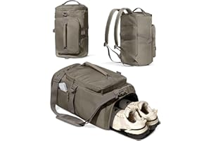 Uselike Gym Bag for Women and Men, 30L Workout Travel Backpack with Shoe Compartment, Sports Duffel Bag with Multiple Pockets