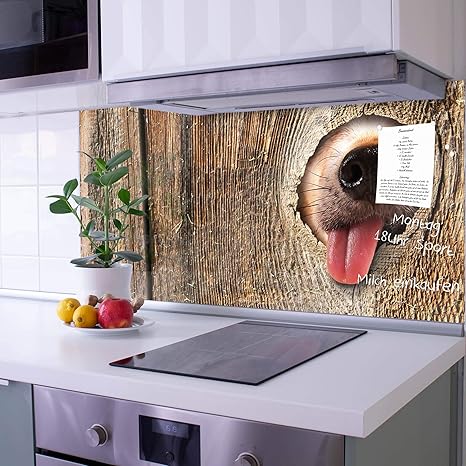 banjado - Panel Posterior de Cristal para Cocina en Diferentes tamaños