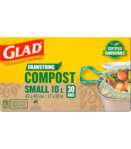 Globe Organics Countertop Compost Bin - 2 Gallon HDPE, With Secure Lid & Handles, Fits Compost Bags - View #8