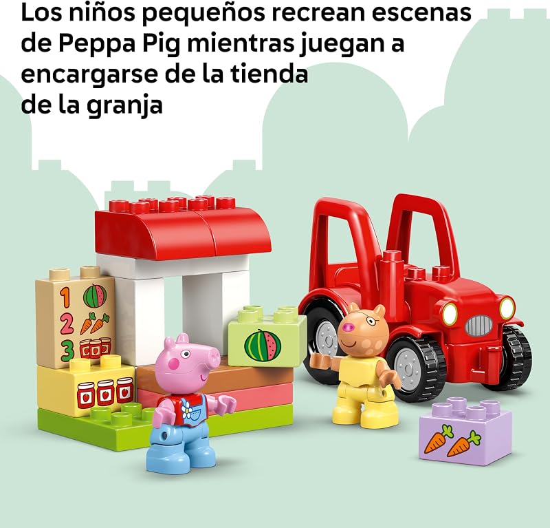 Duplo Peppa Pig Tractor and Market 10468