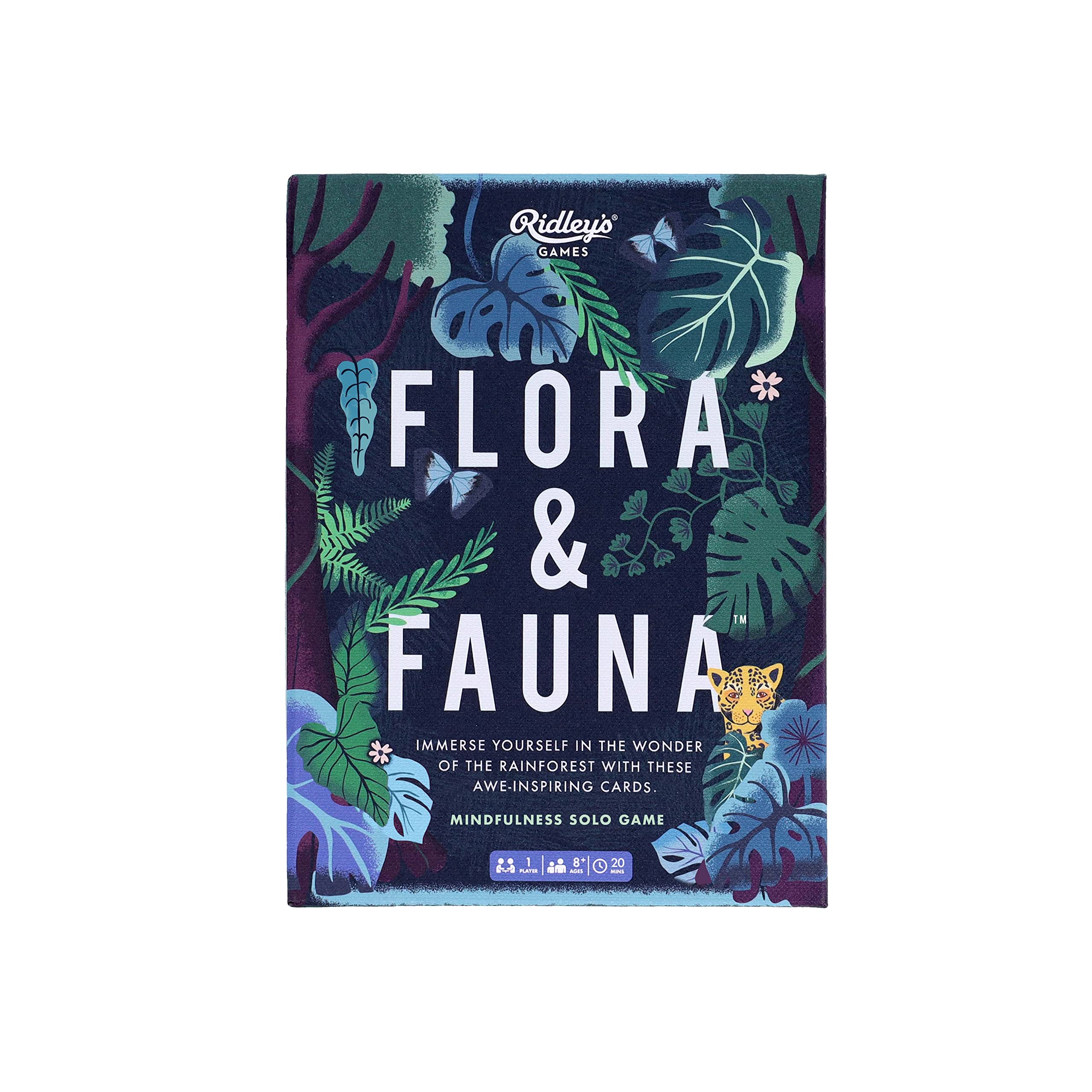 Ridley's | Flora & Fauna | Card Game | Ages 8+ | 1 Player | 20 Minutes Playing Time