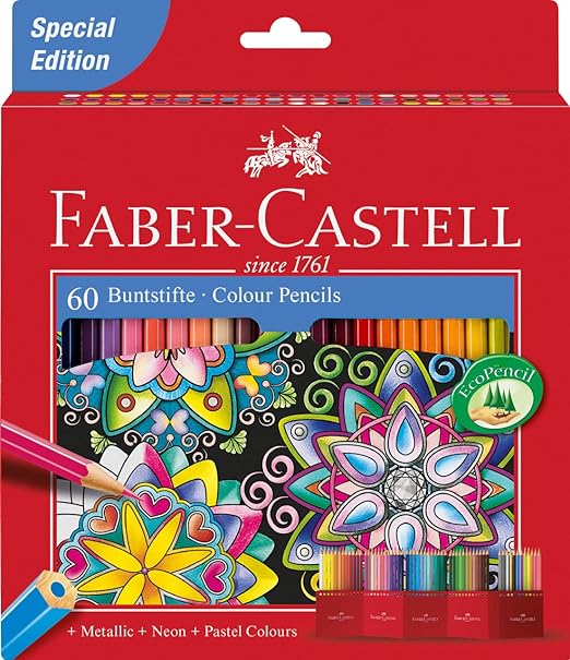 colores faber castell de 60 unidades