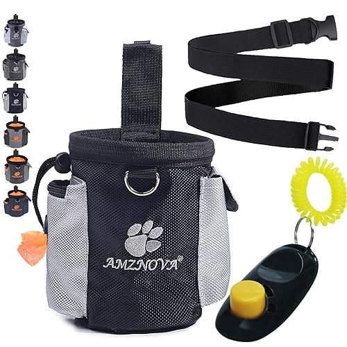 AMZNOVA Dog Treat Bag Treatnow Dog Treat Pouch, Training Pouch